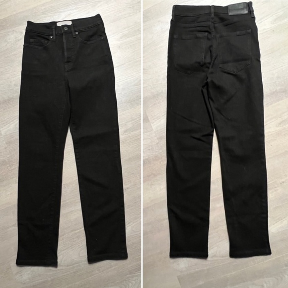 Everlane High Rise Slim Straight, size 25 - Picture 5 of 6